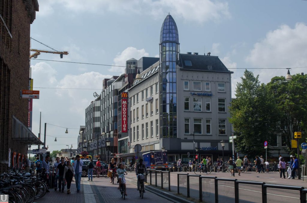 Lange Viestraat gezien vanuit de Potterstraat